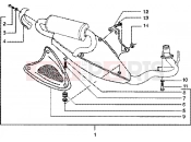 PIAGGIO Zip SP 50 Silencer