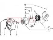 PIAGGIO Zip SP 50 H2O Flywheel magneto