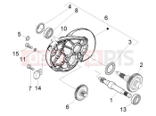 PIAGGIO Fly 125 4T Rear wheel shaft