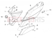 Side panels - Piaggio Fly 150 4T