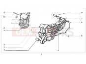 Crankase - Piaggio Fly 50 4T
