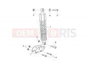 Rear shock absorber - Aprilia Atlantic 125 E3 2012