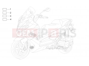Plates - Emblems - Aprilia SR MAX 125 2011