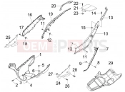 Side cover - Spoiler - Aprilia SR MAX 125 2011