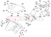 Wheel huosing - Mudguard - Aprilia SR MAX 125 2011