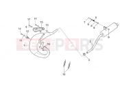 APRILIA MX 50 Exhaust pipe