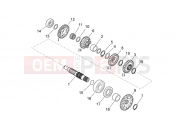 APRILIA MXV 450 Cross Driven shaft