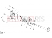 APRILIA MXV 450 Cross Water pump