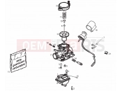 Carburettor - Derbi Atlantis 50 4T 2007