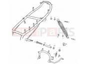 Shock absorber - Derbi Atlantis 50 4T 2007
