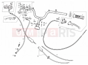 DERBI Atlantis 50 2T Handlebar - Controls