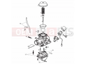 DERBI Boulevard 125 4T Carburettor