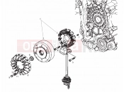 DERBI Boulevard 125 4T Cdi magneto assy