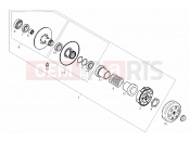 DERBI Boulevard 50 2T Clutch
