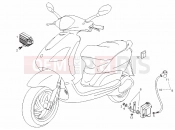 DERBI Boulevard 50 2T Electrical systeme