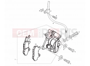 DERBI Boulevard 50 2T Front brake