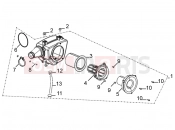 DERBI ETX 150 Air cleaner assembly