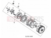 DERBI ETX 150 CLUTCH ASSY