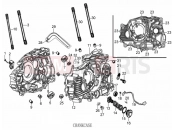 DERBI ETX 150 CRANKCASE