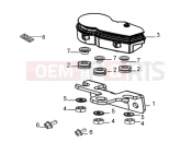 DERBI ETX 150 Dashboard assembly