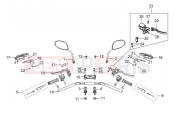 DERBI ETX 150 Handlebar assembly