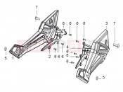 DERBI ETX 150 Pilot footrest carpet