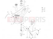 Benzin tank - Derbi Sonar 50 2T 2010