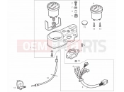 DERBI Variant Courier 50 Instruments