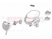 DERBI Variant Courier 50 Front lights