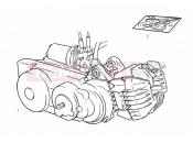 DERBI Variant Revolution 50 Engine