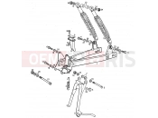 DERBI Variant Start-Stop 50 Swing arm - Shock absorber