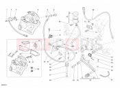 DUCATI 2008 Sportclassic GT1000 REAR BRAKE SYSTEM » BRAKING SYSTEM