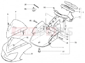 Fairings-meter combination - Gilera DNA GP Experience