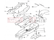 Rear mudguard-undersaddle - Gilera DNA GP Experience