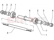 gilera Easy Moving Front wheel component parts