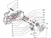 gilera Easy Moving Rear wheel shaft