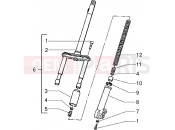 gilera Easy Moving Steering column