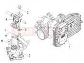 gilera 2008 Fuoco 500 Throttle body - Injector - Induction joint