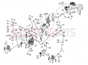 gilera 2009 Fuoco 500 Brakes pipes - Calipers