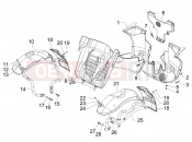 gilera 2010 Fuoco 500 Wheel huosing - Mudguard