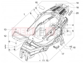 gilera 2011 Fuoco 500 Helmet huosing - Undersaddle