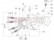 GILERA Fuoco 500 Head unit - Valve