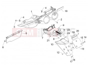 gilera 2014 Fuoco 500 hátsó burkolat - sárvédő