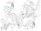 gilera 2013 Fuoco 500 LT Wheel huosing - Mudguard