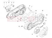 Crankcase cover - Crankcase cooling - Gilera Fuoco 500 LT 2014