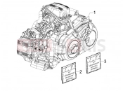 gilera 2011 GP 800 Engine, assembly