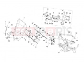 gilera 2011 GP 800 Windshield - Glass
