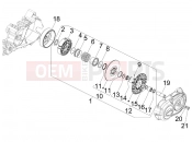 gilera 2009 GP 800 Centenario Driven pulley