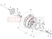 gilera 2009 GP 800 Centenario Rear wheel