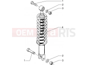 Rear suspension - Gilera GSM